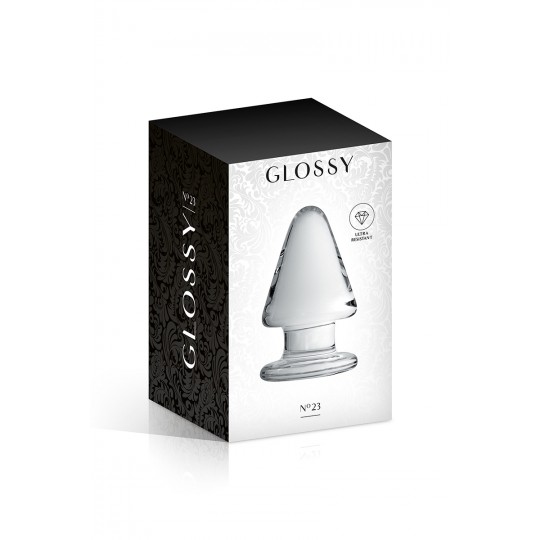Plug anal verre Glossy Toys n° 23 Clear 2